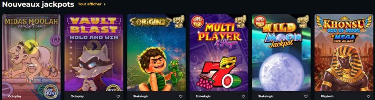 Boomerang Casino Jackpots